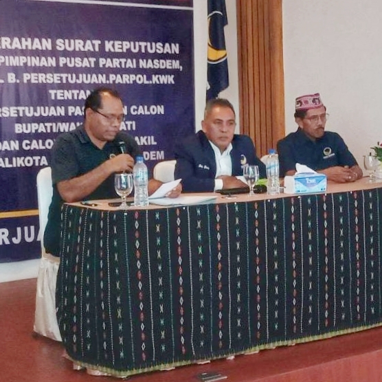Inilah 8 Paslon Kepala Daerah di NTT Terima SK DPP NasDem