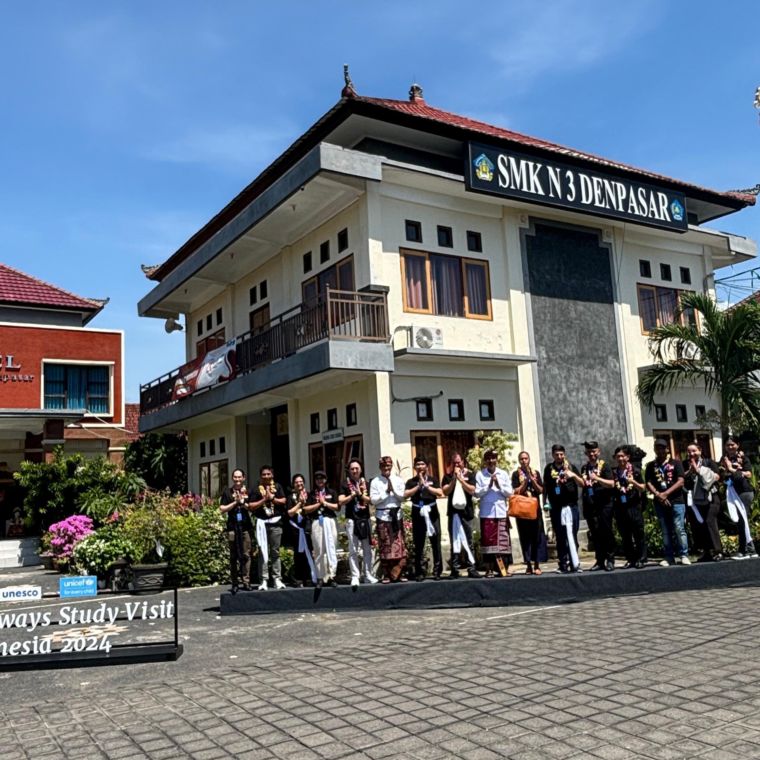 SMK Negeri 3 Denpasar Terima Kunjungan Rombongan Unesco