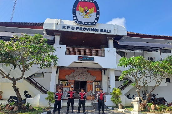 Jelang Pemilu 2024, Polda Bali Amankan Kantor Bawaslu dan KPU