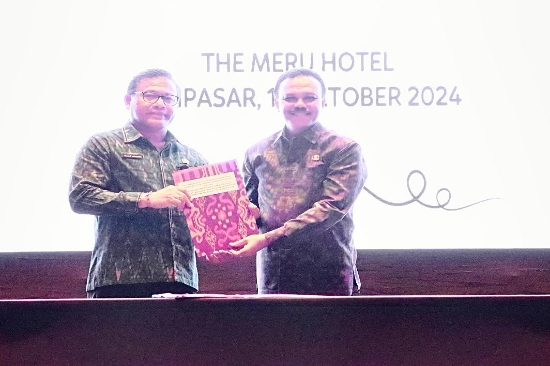 Sekda Denpasar Tandatangani PKS Sinergitas Penerimaan PKB, BBNKB dan Pajak MBLB