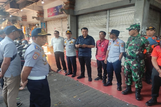 Forum LLAJ Kota Denpasar Koordinasi Penataan Terintegrasi Kawasan Pasar Sanglah untuk Atasi Kemacetan