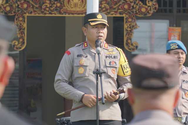 Polres Bangli Terima 49 Orang Siswa SPN Polda Bangli