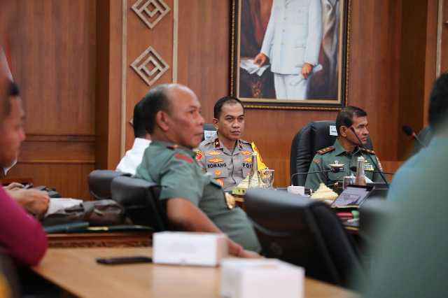 Wakapolda Bali Menghadiri Rakor Kesiapan Pilkada Serentak Tahun 2024 di Provinsi Bali