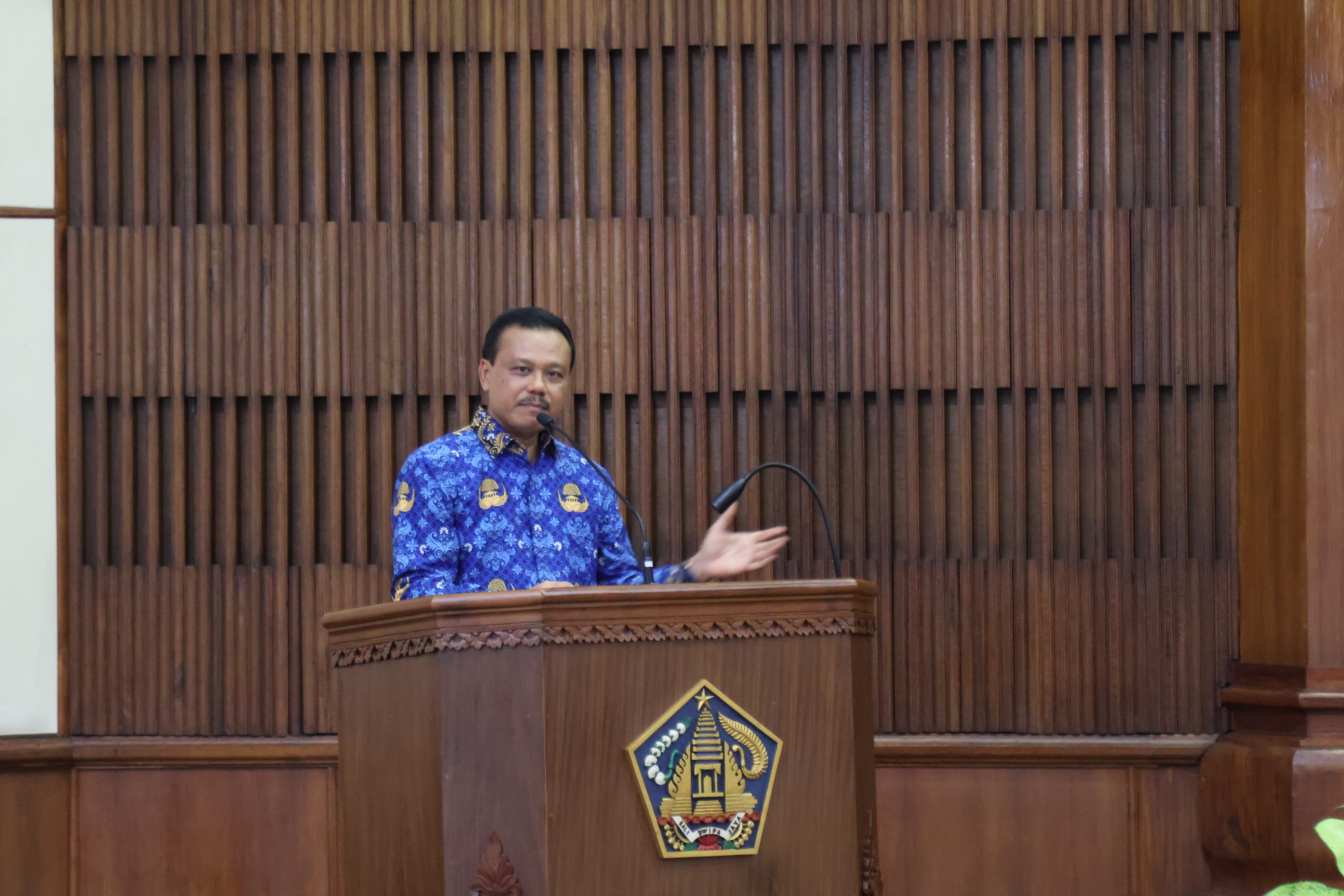 Bacakan Sambutan Presiden Prabowo, Sekda Dewa Indra Harap KORPRI Kuatkan Solidaritas untuk Kemajuan Bangsa