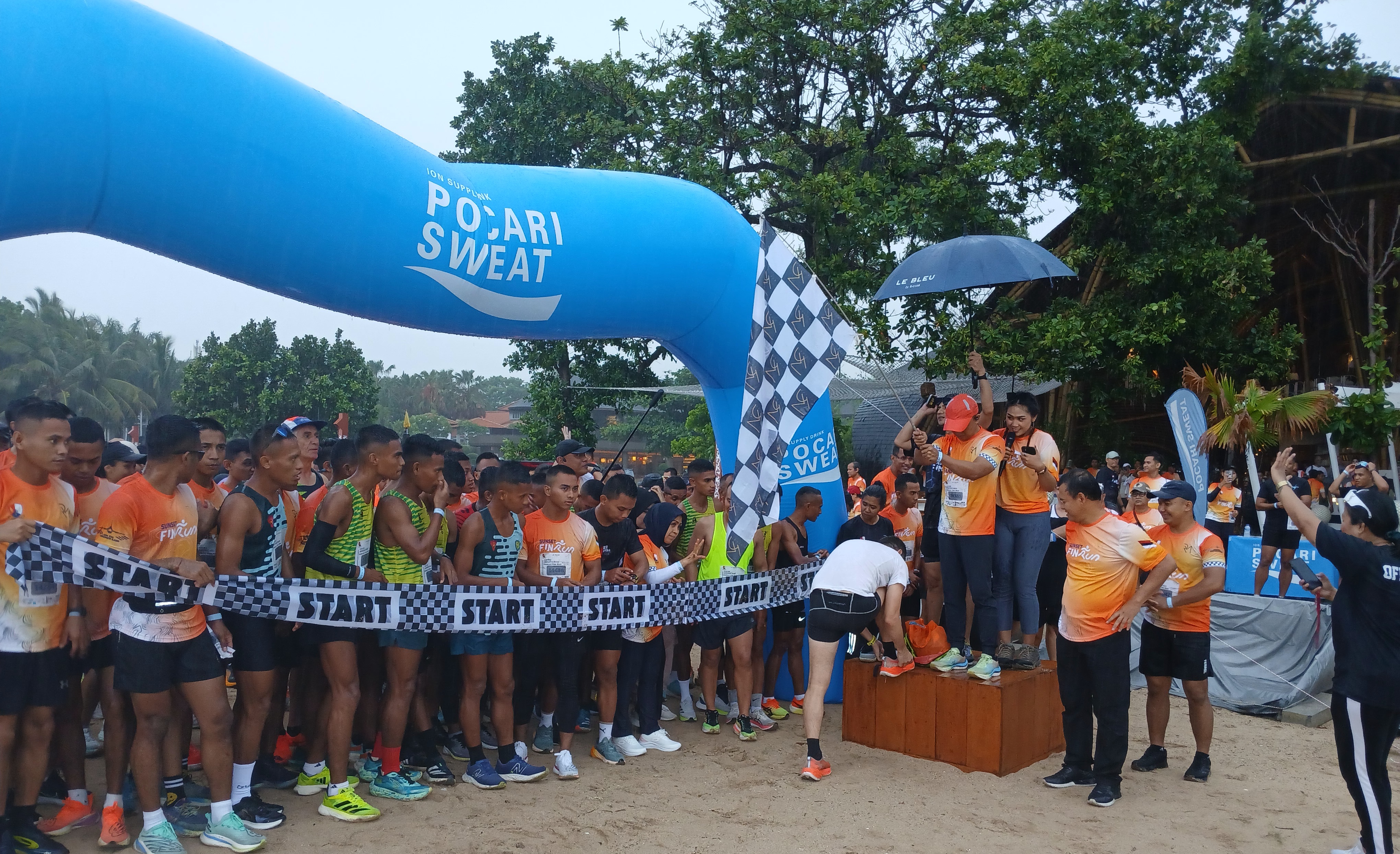 Dan Lanud Ngurah Rai Lepas Kejuaraan Lari 5K di Nusa Dua