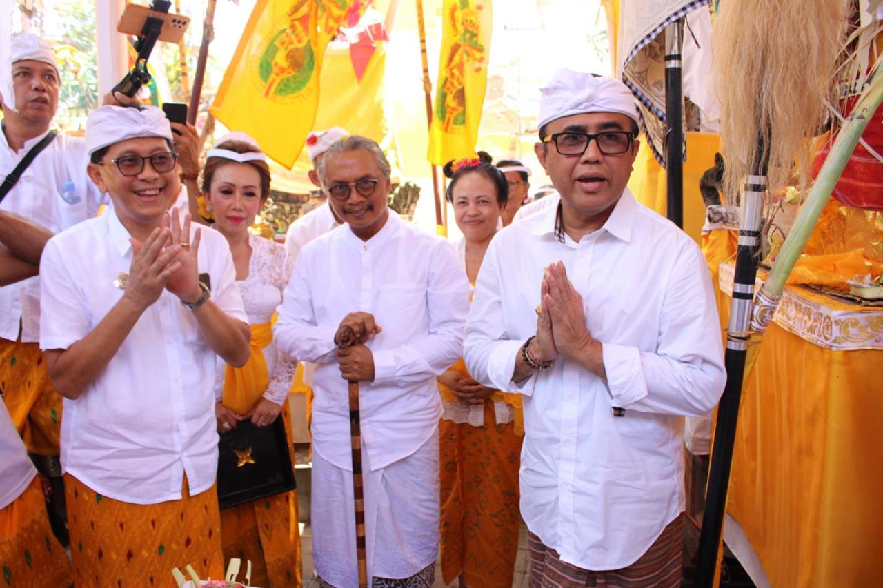 Wali Kota Jaya Negara Hadiri Karya Ngenteg Linggih, Mapadudusan Alit Griya Budha Purnawati Banjar Gemeh Denpasar