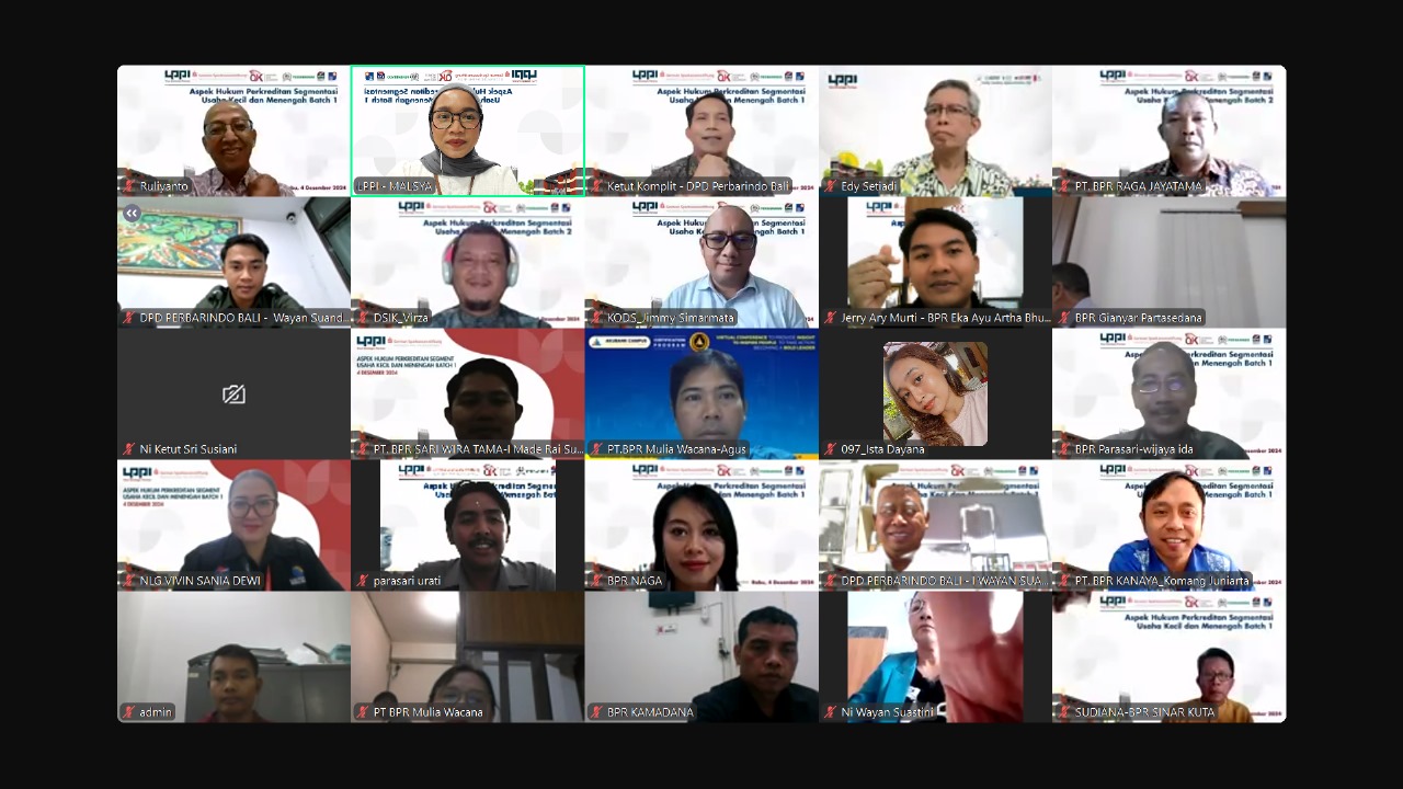 OJK Bali terus Dorong Penguatan Aspek Hukum Perkreditan Bank Perekonomian Rakyat