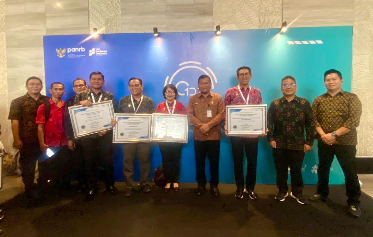 Kota Denpasar Raih Penghargaan Zona Integritas WBK Tahun 2024