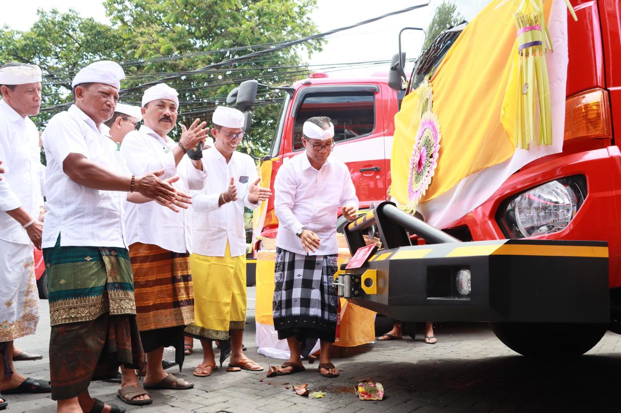 Damkar Denpasar Resmikan 4 Armada Baru Tingkatkan Respons Cepat, Kapasitas 5000 Liter dan 3000 Liter