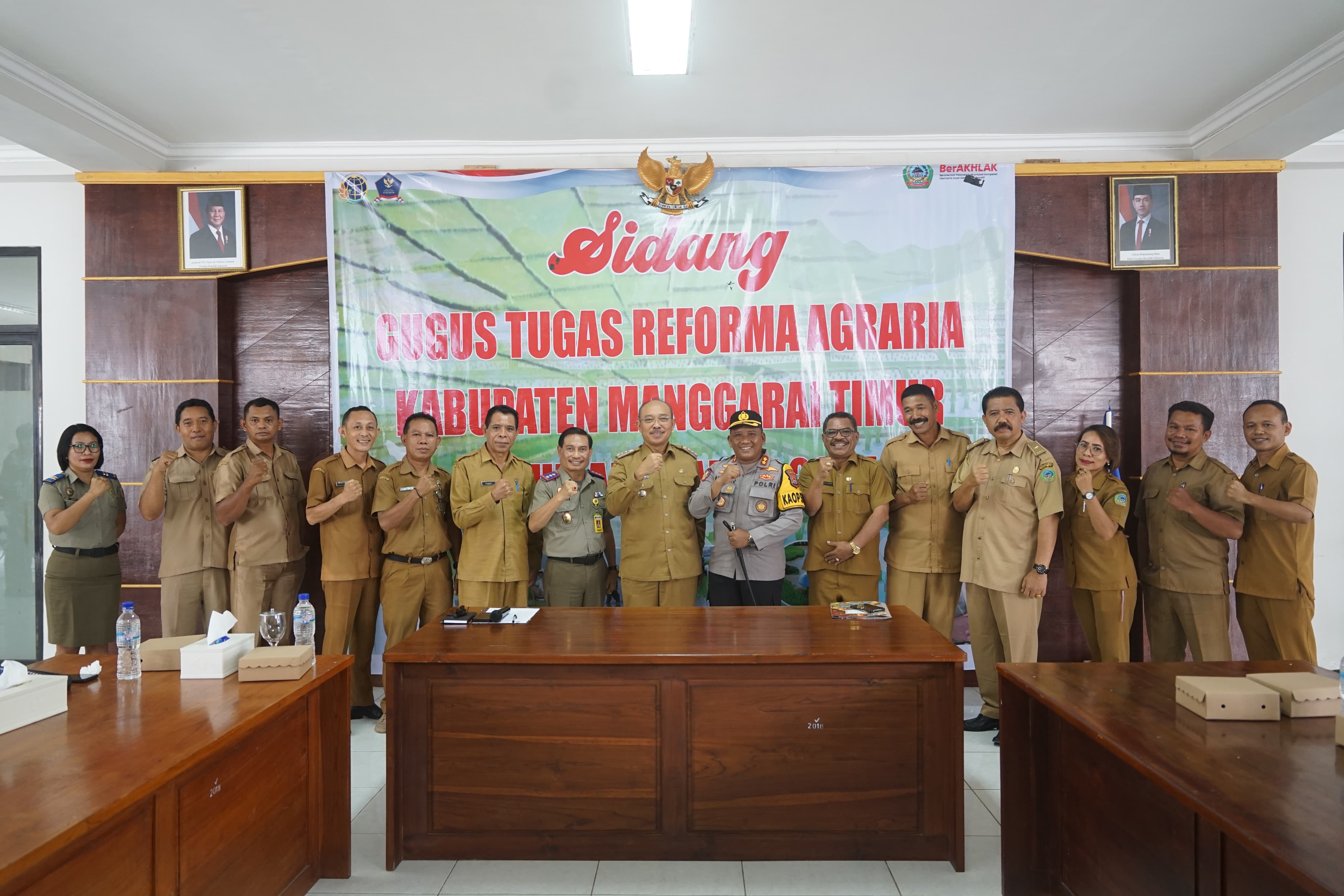 Pemda Manggarai Timur Gelar Sidang Gugus Tugas Reformasi Agraria