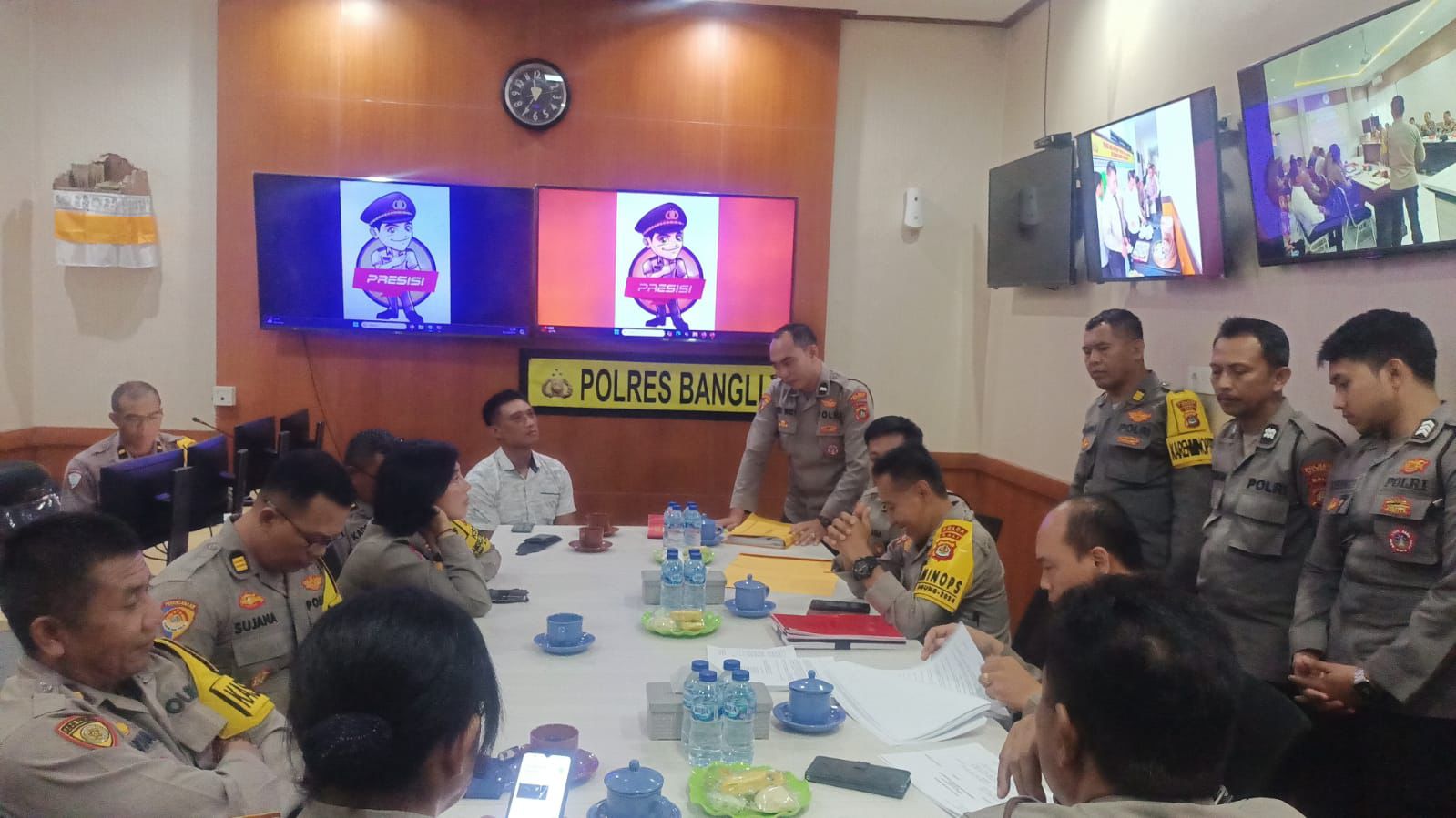 Polres Bangli Terima Supervisi Ops Lilin Agung 2024
