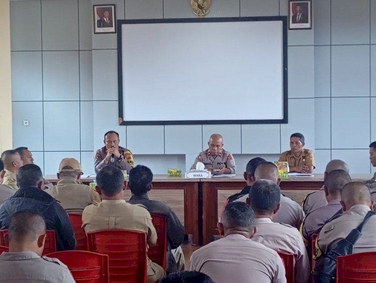 Wakapolres Manggarai; Pentingnya Sinergi Lintas Sektor dalam Mendukung Program Nasional Terkait Ketahanan Pangan