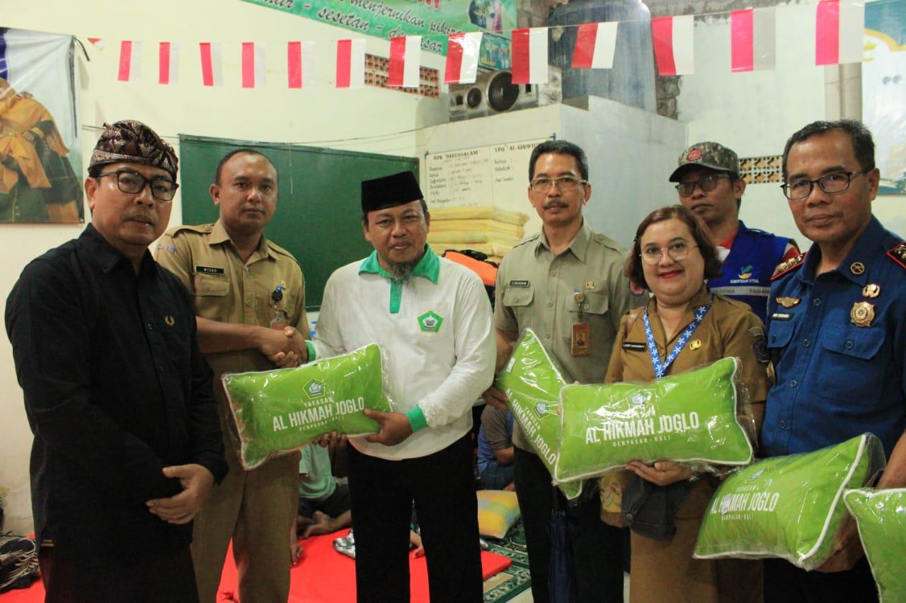 Wawali Arya Wibawa Tinjau Lokasi Pengungsian Korban Kebakaran Gang Kuntul