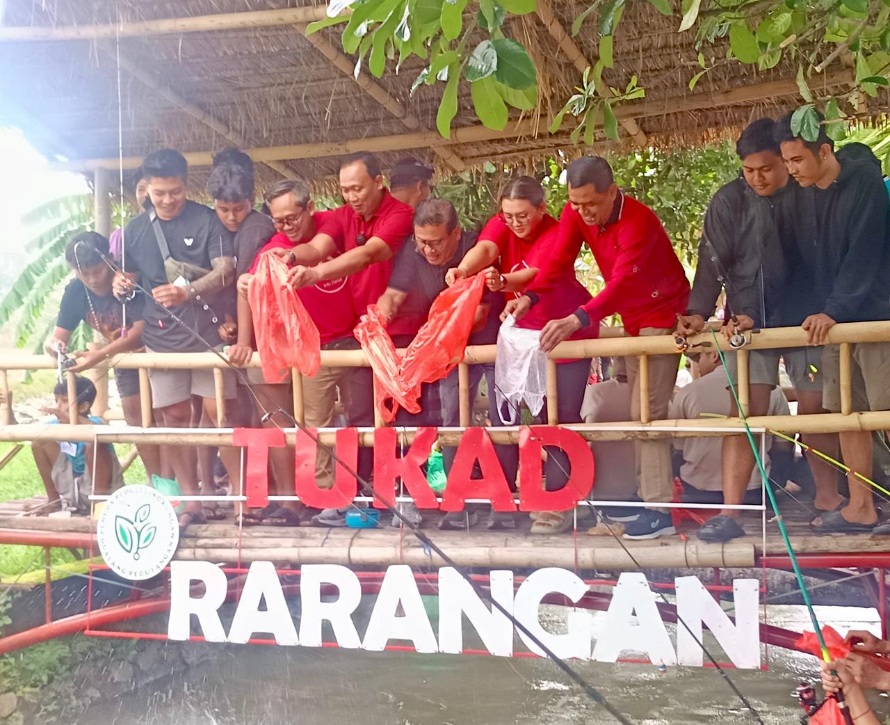 Sekda Alit Wiradana Buka Lomba Mancing ST. Dharma Taru Jaya Semadi Banjar Paang Tebel, Peguyangan Kaja