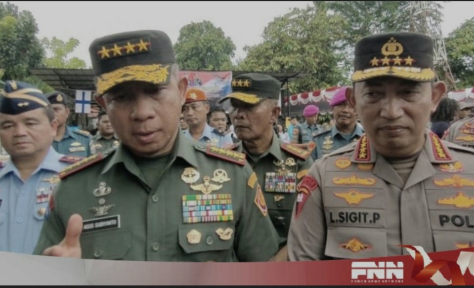 Alhamdulillah Jelas Kalau Tentara dan Polisi Hanya Untuk Melindungi Rakyat