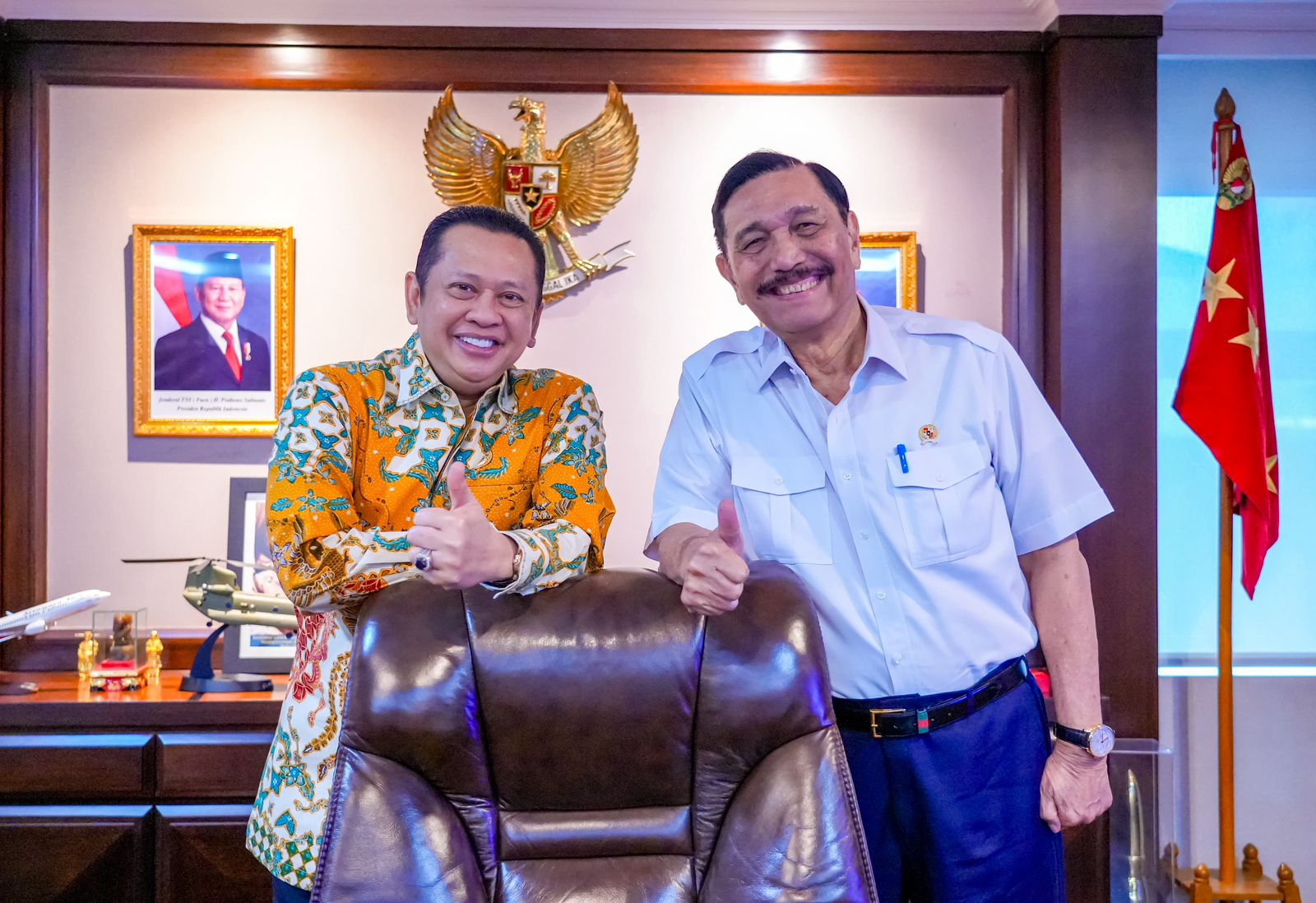 Bertemu Ketua Dewan Ekonomi Nasional, Bamsoet Ajak Seluruh Elemen Bangsa Wujudkan Pertumbuhan Ekonomi Sebesar 8 Persen