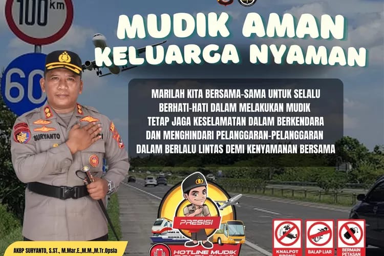 Kapolres Manggarai Timur Ingatkan Pentingnya Menjaga Keselamatan Selama Perjalanan Mudik