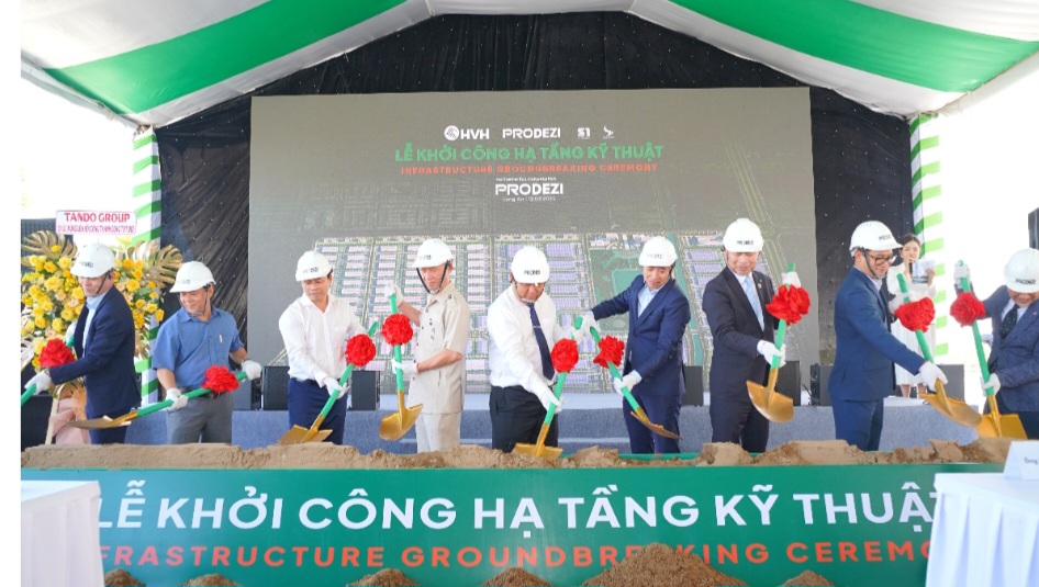 Prodezi memulai pembangunan taman eko-industri pertama di Long An