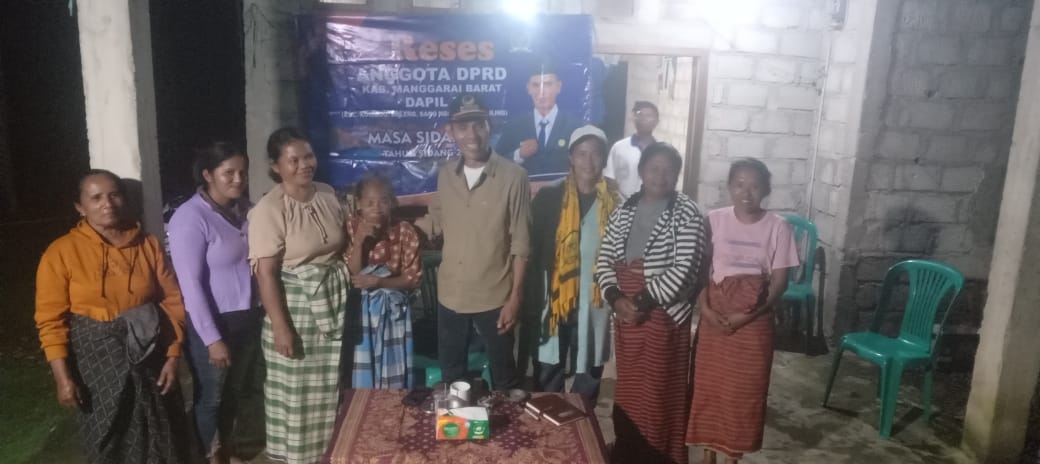 DPRD Manggarai Barat Laksanakan Reses, Martinus Mitar Ajak Masyarakat Mberheleng Efektivitaskan Sektor Pertanian