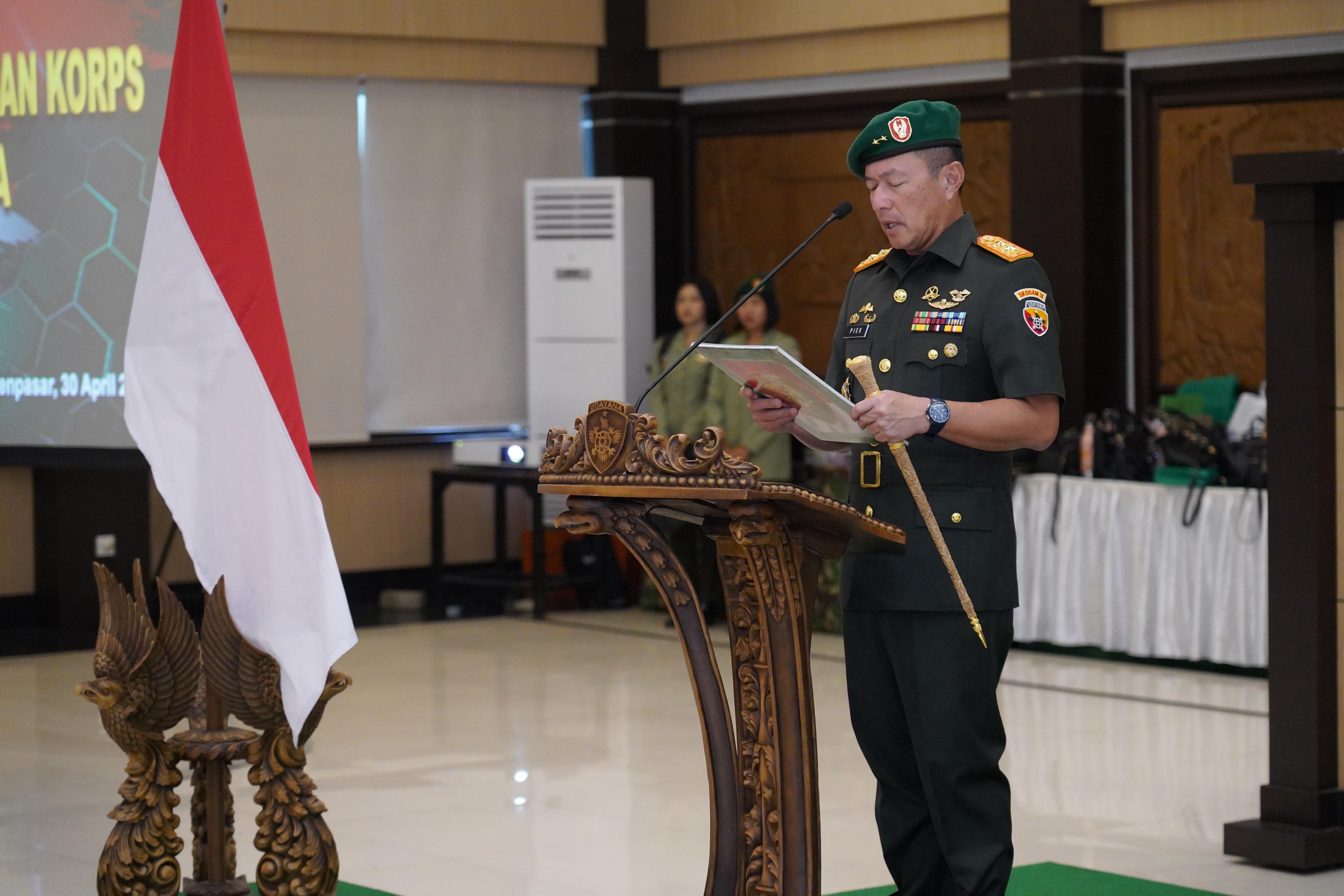 Pangdam Mayjen Piek Pimpin Sertijab, Tegaskan Profesionalisme dan Regenerasi di Lingkungan TNI AD