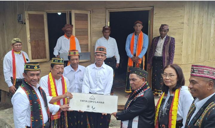 Resmikan Rumah Adat di Ruteng Pu’u, Bupati Manggarai; Niat Baik dari Pak Yori dan Yayasan Tirto Utomo telah Membawa Hasil Baik