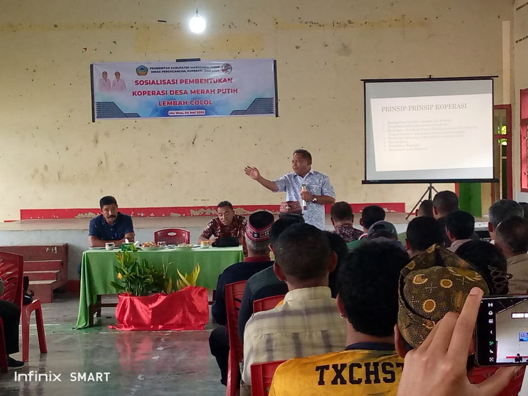 Bupati Manggarai Timur; Koprasi Merah Putih Sangat Membantu Kebutuhan Ekonomi Masyasakat