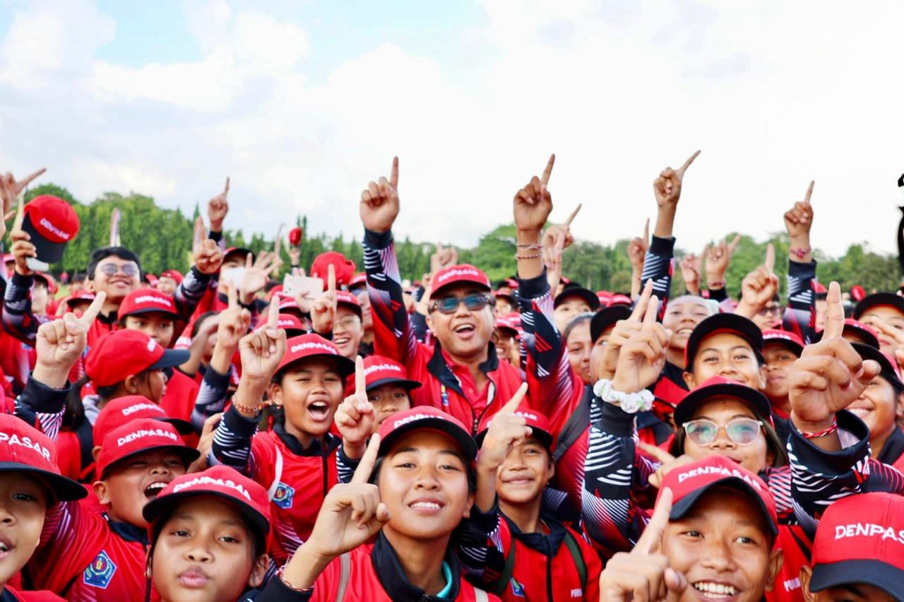 Hadiri Pembukaan Porjar Provinsi Bali 2025, Jaya Negara Gemakan Denpasar Juara