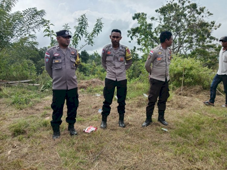 Kapolsek Satar Mese Pimpin Pengamanan Turnamen Sepak Bola Kapela Kole Cup ll
