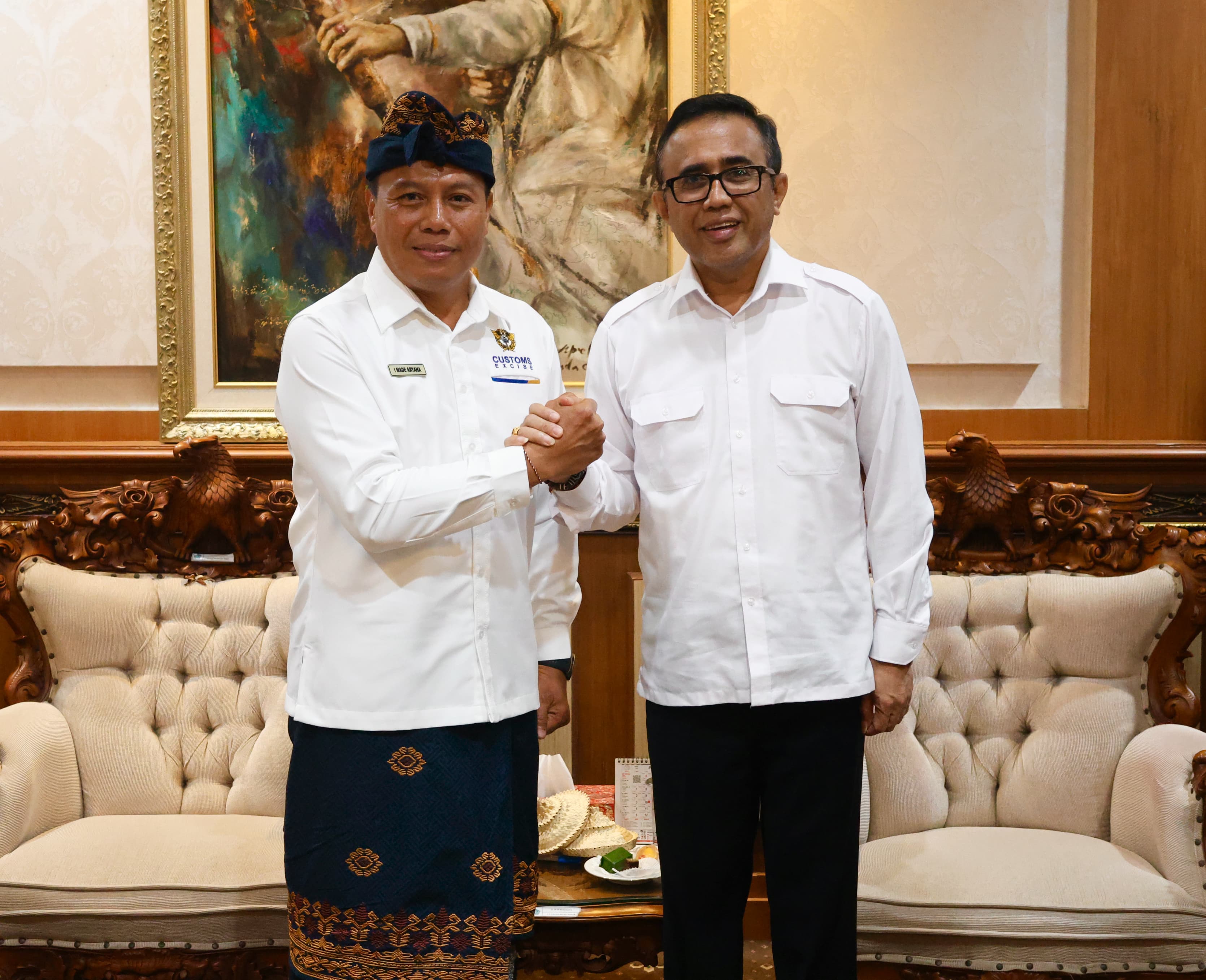 Perkuat Sinergi Antar Instansi, Walikota Jaya Negara Terima Kunjungan Kerja Kepala Kantor Bea Cukai Denpasar 