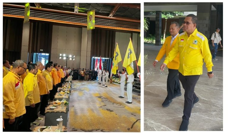 Wakil Ketua Umum Melki Laka Lena dan Sekjen Sarmuji Hadiri Musda Xl DPP Partai Golkar di Provinsi Bali