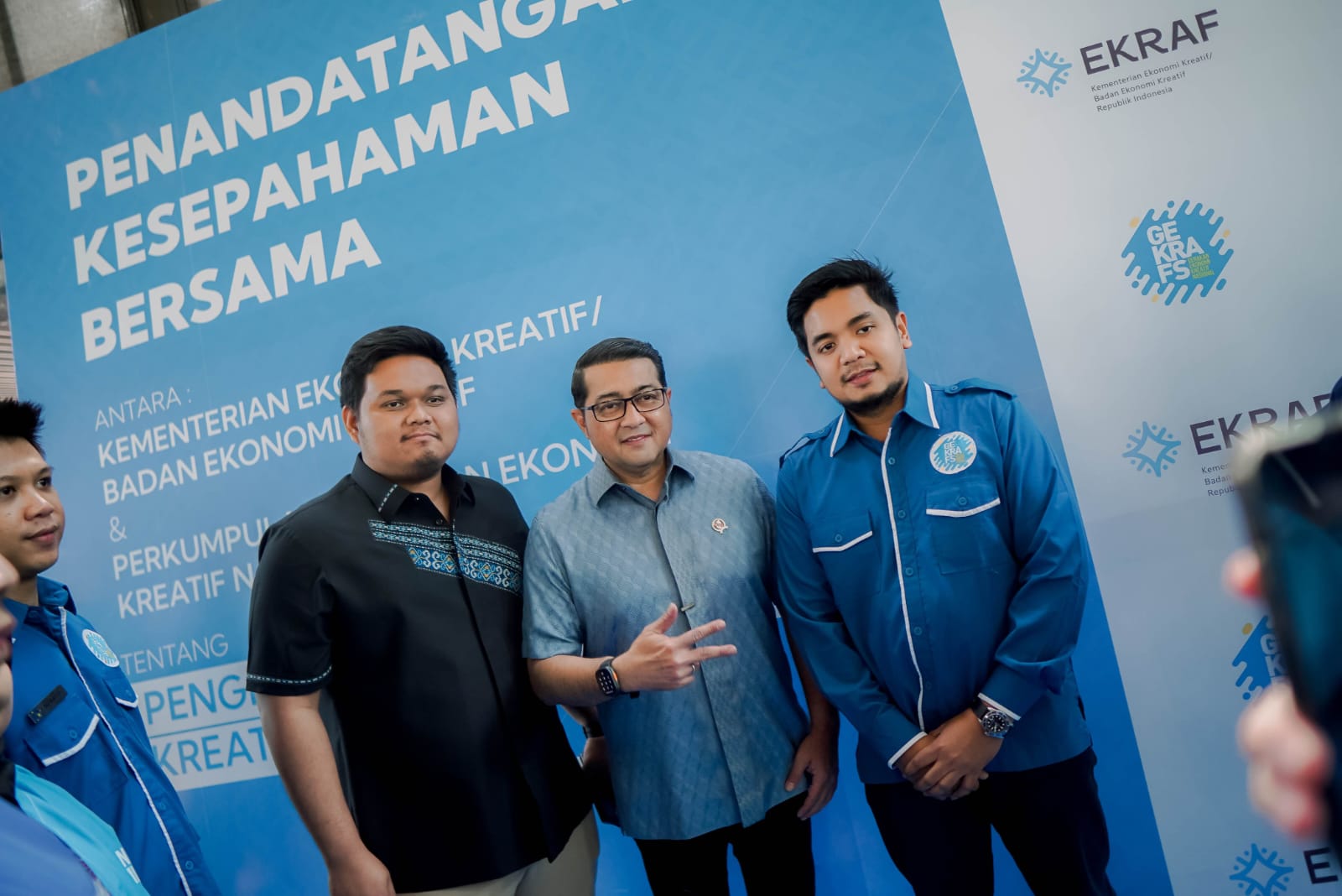 Gekrafs Sumut Apresiasi MoU Gekrafs dengan Kemenekraf. DPW Gak Salah Pilih Kembali Kawendra Pimpin Gekrafs