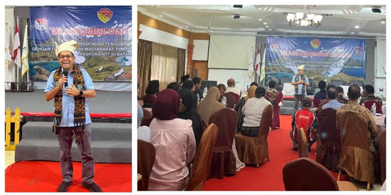 Kunjungi Batam, Gubernur NTT Melki Laka Lena Disambut Tarian Hedung-Tari Perang dari Adonara