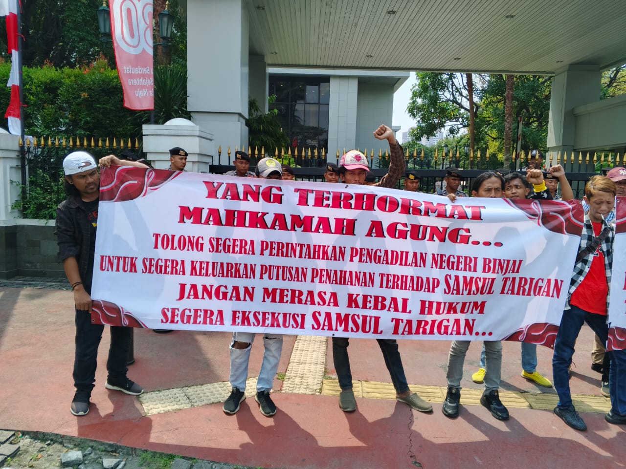 Aliansi Mahasiswa minta Presiden Prabowo Turun Tangan Eksekusi Samsul Tarigan