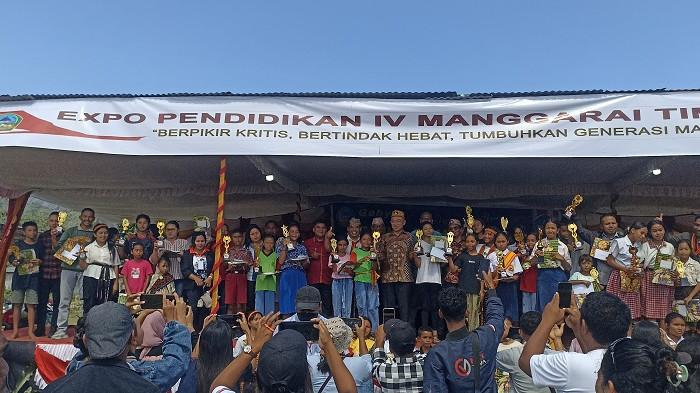 Bupati Agas, Apresiasi Dinas PPO Matim Memfasilitasi Kegiatan Expo Pendidikan Tahun 2025 ini