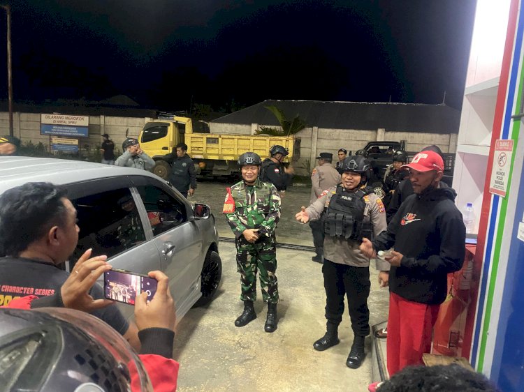 Cipkon Aman di Kabupaten Manggarai, Kapolres Manggarai Pimpin Patroli Gabungan TNI-Polri dan Pol PP 