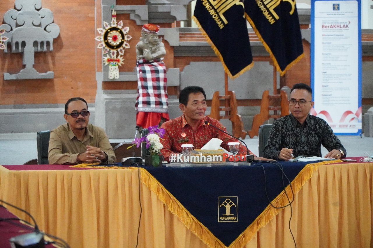 Kanwil Kemenkum Bali Pastikan Percepat Tindak Lanjut Catatan Tim Penilai Nasional