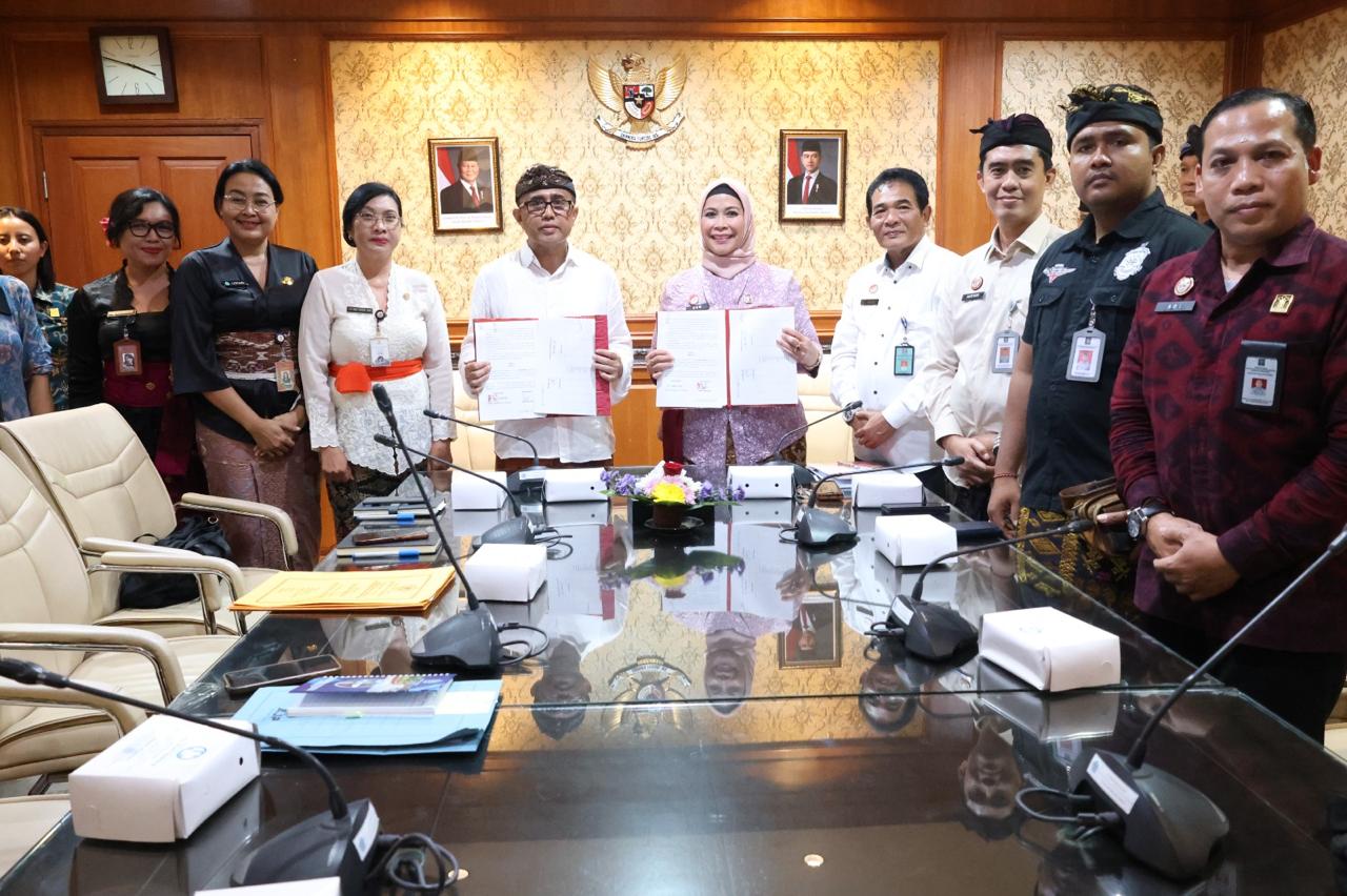 Wali Kota Denpasar Tanda Tangani Nota Kesepakatan Sinergi Program Hukum dengan Kanwil Kementerian Hukum Bali