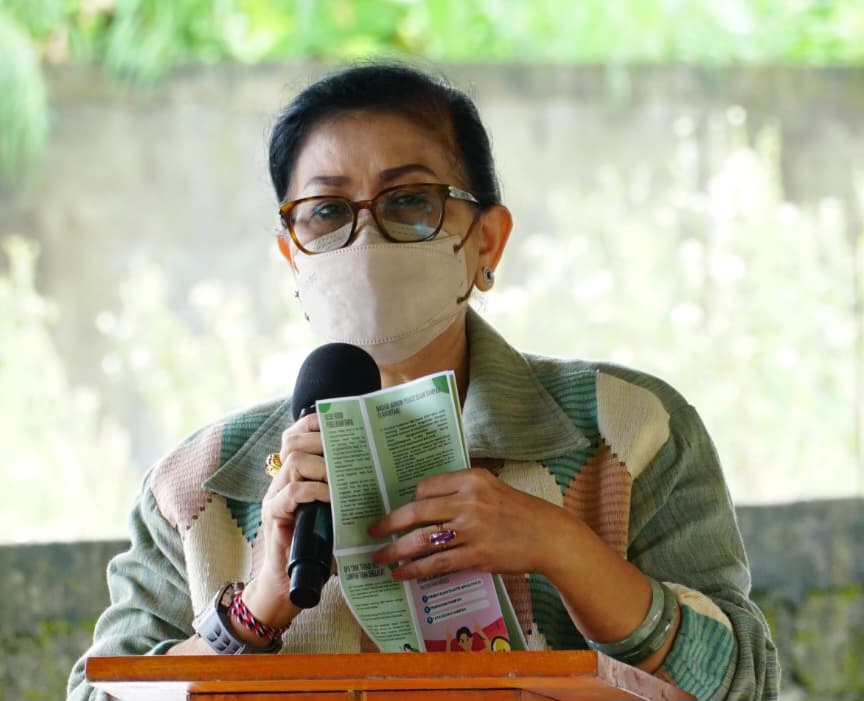 Ibu Putri Koster Gerakkan PSBS PADAS di Desa Selat dan Sidemen Karangasem