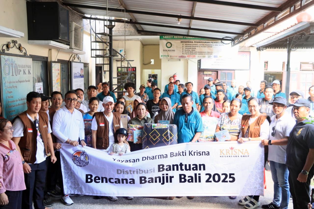 Terima Bantuan Yayasan Dharma Bakti Krisna Pascabanjir Wali Kota Jaya Negara: Kolaborasi Jadi Kekuatan untuk Bangkit Bersama