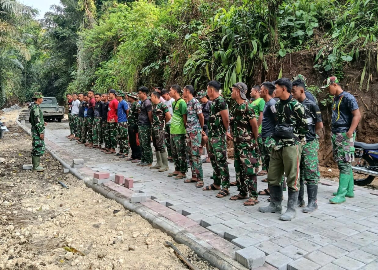 Masuknya Satgas TMMD Ke-126 Kodim 1611/Badung di Desa Bongkasa Pertiwi, Infrastruktur Jalan tidak hanya Angan