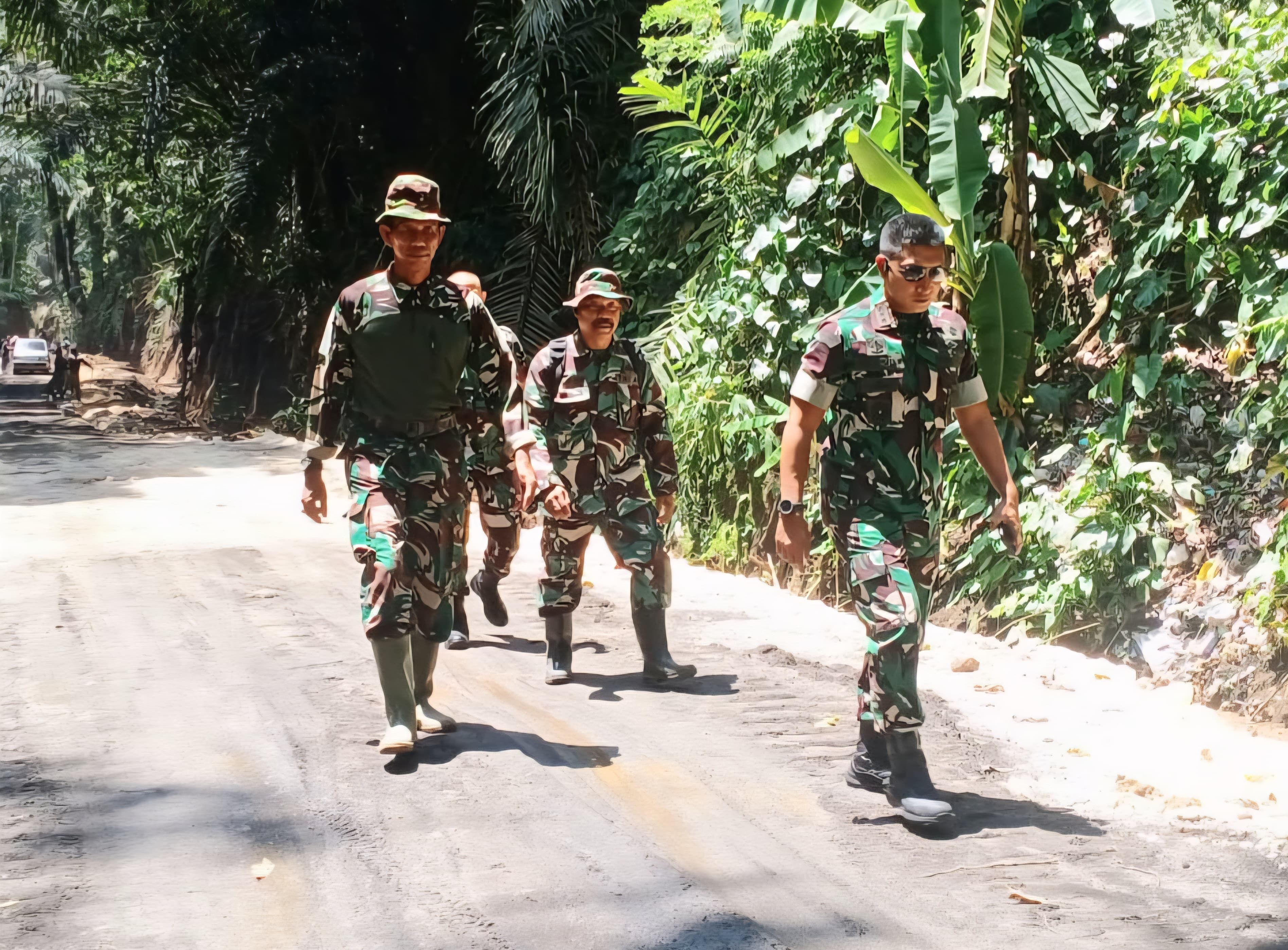 Dandim 1611/Badung Tinjau Langsung Pengerjaan TMMD ke-126 di Desa Bongkasa Pertiwi