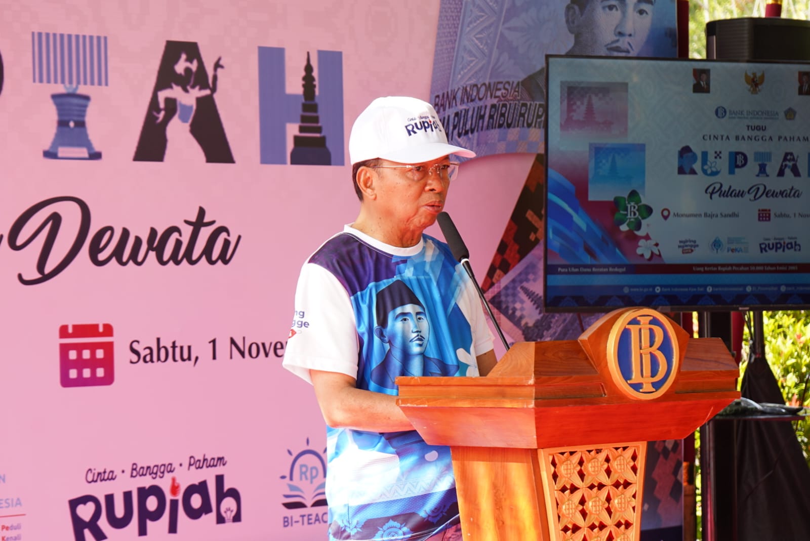 Resmikan Tugu CBP Rupiah, Koster: Bukti Kontribusi Bali Jaga Stabilitas, Kemandirian dan Keberlanjutan Ekonomi Bangsa