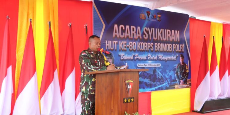 HUT ke-80 Brimob, Bupati Mabar Puji Peran Brimob Jaga Keamanan Daerah