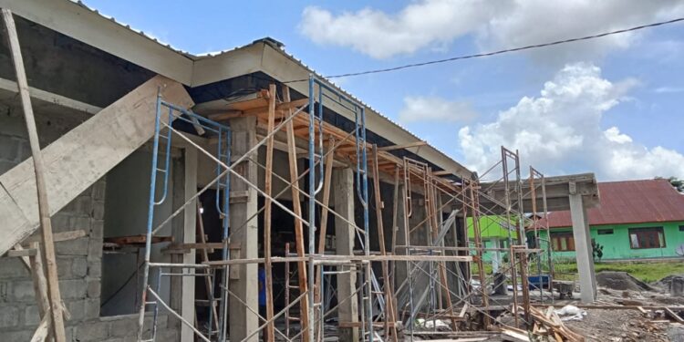 Masyarakat Desa Sangan Kalo Berterimakasih kepada Pemkab Manggarai Timur atas Realisasi Proyek Pembagunan Puskesmas Wukir