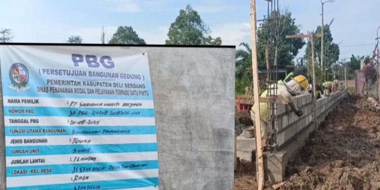 Tegas Dibantah, Isu Tower STM Hilir Berdiri di Lahan PTPN dan PBG Bermasalah Dinilai Hoaks dan Menyesatkan