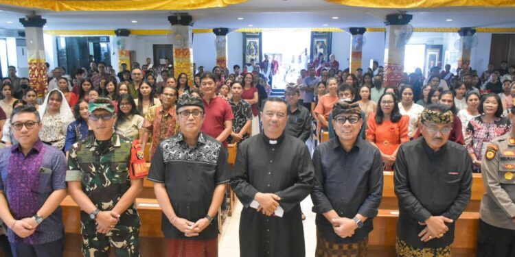 Wali Kota Jaya Negara Gandeng Forkopimda Tinjau Geraja di Kota Denpasar