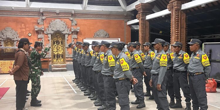 Babinsa Desa Ayunan Pimpin Apel NATARU, Siapin Perayaan Natal dan Tahun Baru