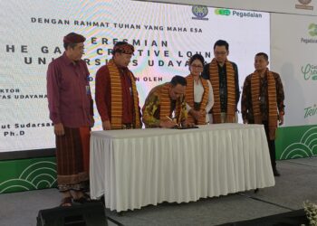 Bentuk Ruang Kreasi dan Inovasi Mahasiswa, PT. Pegadaian bersama Universitas Udayana Resmikan ‘ the Gade Creative Lounge’
