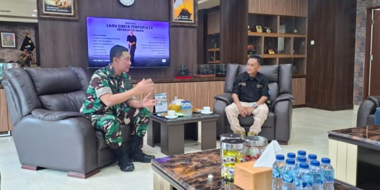 Ryan Noer Sinaga Ajak Rekan Media Solid Bersama TNI