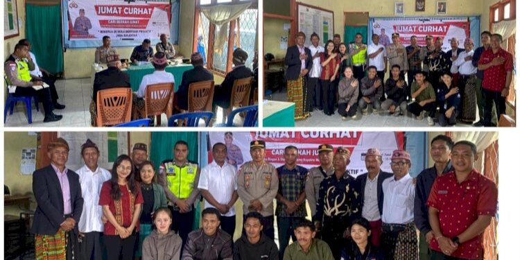 Gelar Kegiatan Jumat Curhat, Polres Manggarai Konsisten Serap Aspirasi Masyarakat